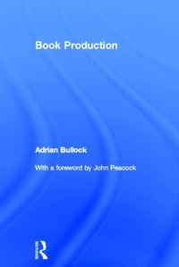 Enlarge image Cover: Book Production - Routledge