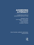 Cover: Achieving Literacy (RLE Edu I) - Routledge