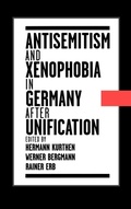 Cover: Antisemitism and Xenophobia in Germany after Unification - Oxford University Press Inc
