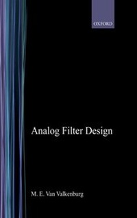 Enlarge image Cover: Analog Filter Design - Oxford University Press Inc