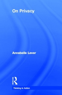 Enlarge image Cover: On Privacy - Routledge