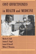 Cover: Cost-Effectiveness in Health and Medicine - Oxford University Press Inc