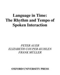 Cover: Language in Time - Oxford University Press Inc