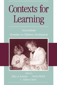 Enlarge image Cover: Contexts for Learning - Oxford University Press Inc