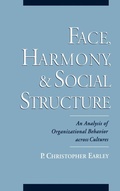 Cover: Face, Harmony, and Social Structure - Oxford University Press Inc