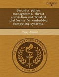 Cover: Security Policy Management - Proquest, Umi Dissertation Publishing