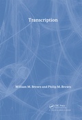 Cover: Transcription - CRC Press