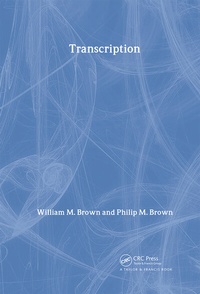 Enlarge image Cover: Transcription - CRC Press