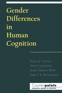 Enlarge image Cover: Gender Differences in Human Cognition - Oxford University Press Inc