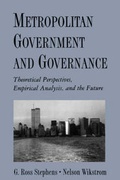 Cover: Metropolitan Government and Governance - Oxford University Press Inc