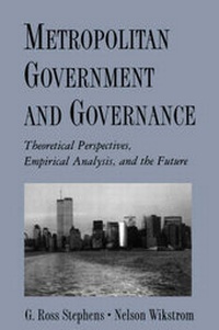 Enlarge image Cover: Metropolitan Government and Governance - Oxford University Press Inc