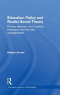 Cover: Education Policy and Realist Social Theory - Routledge