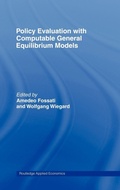 Cover: Policy Evaluation with Computable General Equilibrium Models - Routledge