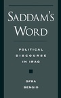 Cover: Saddam's Word - Oxford University Press Inc