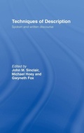 Cover: Techniques of Description - Routledge