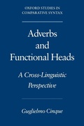 Cover: Adverbs and Functional Heads - Oxford University Press Inc