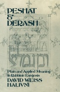 Cover: Peshat and Derash - Oxford University Press Inc