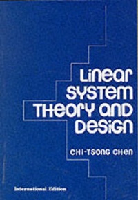 Abbildung von: Linear System Theory and Design - Oxford University Press