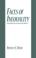 Cover: Faces of Inequality - Oxford University Press Inc