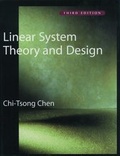 Cover: Linear System Theory and Design - Oxford University Press Inc