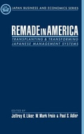Cover: Remade in America - Oxford University Press Inc