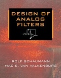Cover: Design of Analog Filters - Oxford University Press Inc
