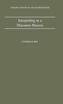 Cover: Interpreting as a Discourse Process - Oxford University Press Inc
