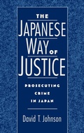 Cover: The Japanese Way of Justice - Oxford University Press Inc