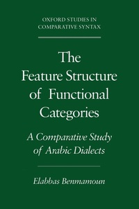Enlarge image Cover: The Feature Structure of Functional Categories - Oxford University Press Inc