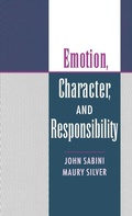 Cover: Emotion, Character, and Responsibility - Oxford University Press Inc