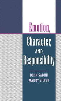 Enlarge image Cover: Emotion, Character, and Responsibility - Oxford University Press Inc