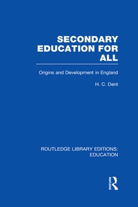 Bild vergrößern Bild: Secondary Education for All - Routledge