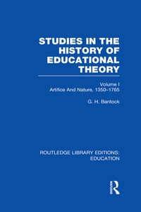 Bild vergrößern Bild: Studies in the History of Educational Theory Vol 1 (RLE Edu H) - Routledge