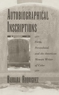 Cover: Autobiographical Inscriptions - Oxford University Press Inc