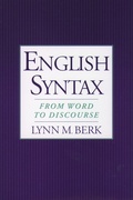 Cover: English Syntax - Oxford University Press Inc