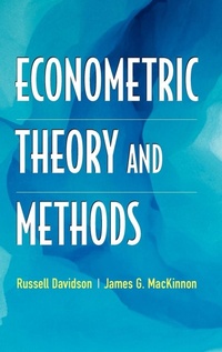 Enlarge image Cover: Econometric Theory and Methods - Oxford University Press