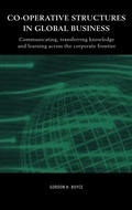 Cover: Co-operative Structures in Global Business - Routledge
