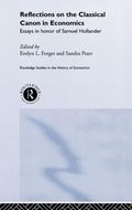 Cover: Reflections on the Classical Canon in Economics - Routledge