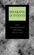 Cover: Speaking of Events - Oxford University Press Inc