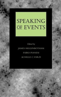 Enlarge image Cover: Speaking of Events - Oxford University Press Inc