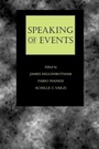 Cover: Speaking of Events - Oxford University Press Inc