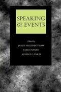 Cover: Speaking of Events - Oxford University Press Inc