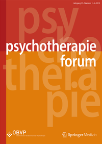 Abbildung von: Psychotherapie Forum - SpringerMedizin