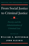 Cover: From Social Justice to Criminal Justice - Oxford University Press Inc