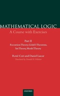 Cover: Mathematical Logic: Part 2 - Oxford University Press