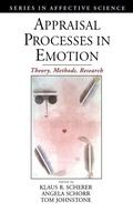 Cover: Appraisal Processes in Emotion - Oxford University Press Inc