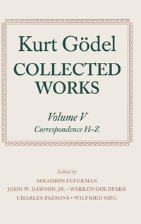 Abbildung von: Kurt Goedel: Collected Works: Volume V - Oxford University Press