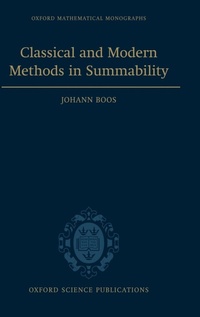 Abbildung von: Classical and Modern Methods in Summability - Oxford University Press