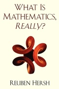 Cover: Really? What is Mathematics - Oxford University Press Inc