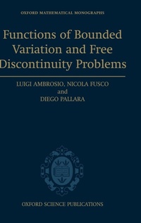 Abbildung von: Functions of Bounded Variation and Free Discontinuity Problems - Oxford University Press